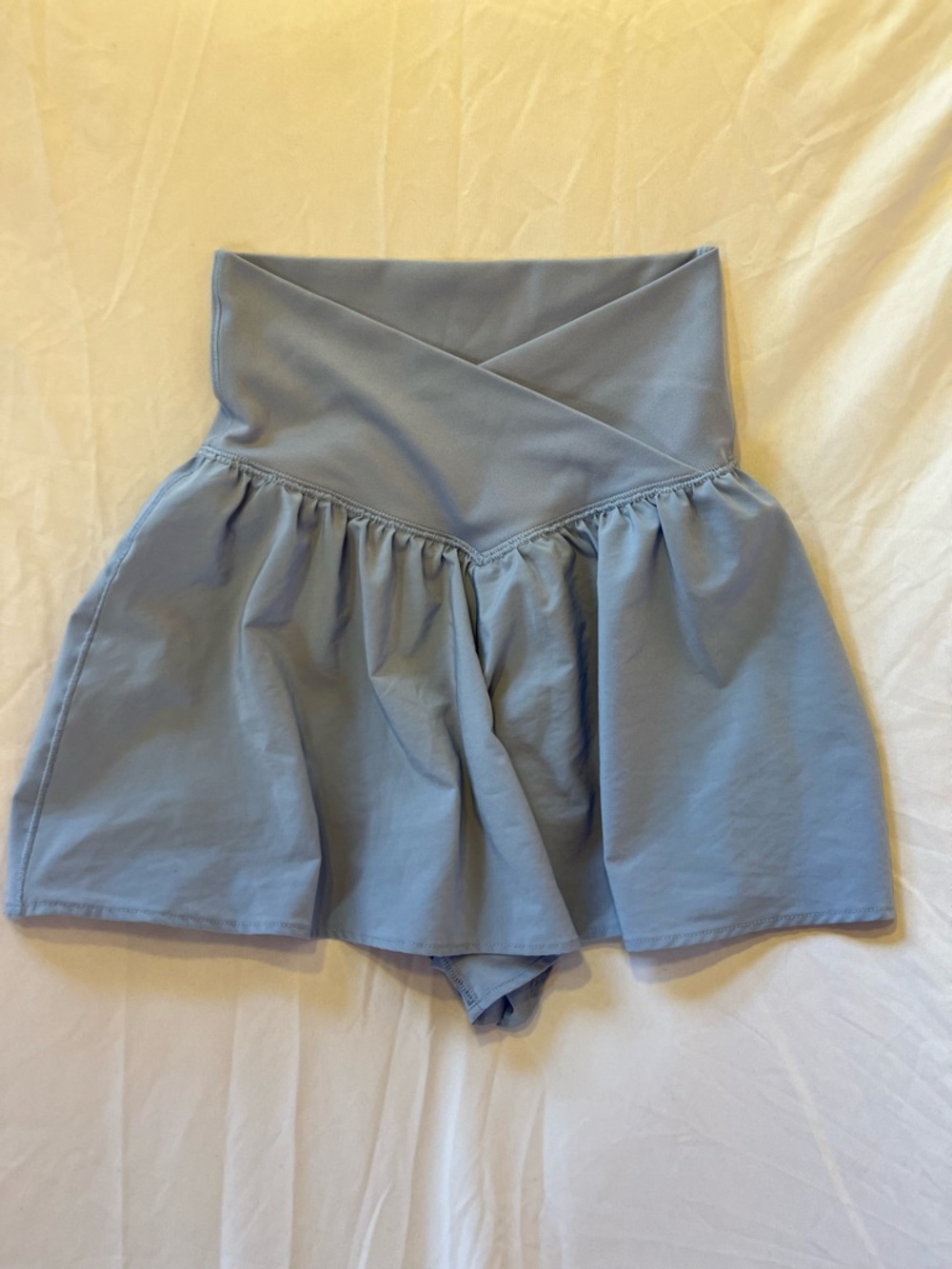 OFFLINE By Aerie Real Me Crossover Flowy Short light blue